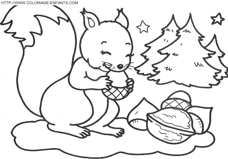 Christmas Animals coloring