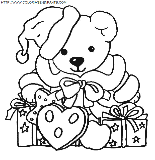 Christmas Animals coloring