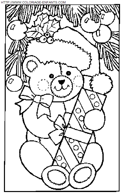 Christmas Animals coloring