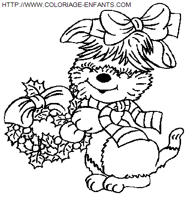 Christmas Animals coloring