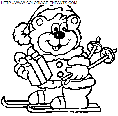 Christmas Animals coloring