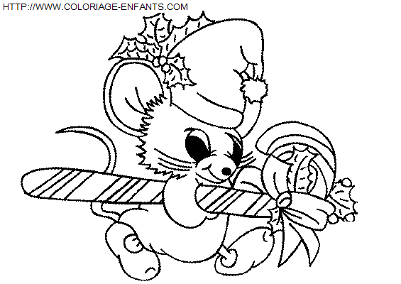 Christmas Animals coloring