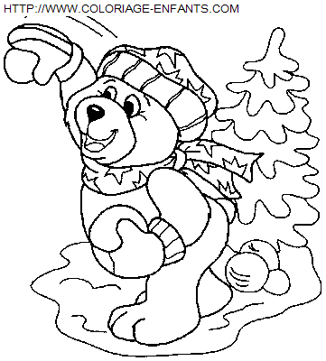 Christmas Animals coloring