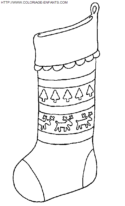 Christmas Boots coloring