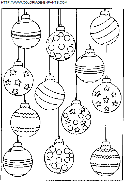 Christmas Balls coloring