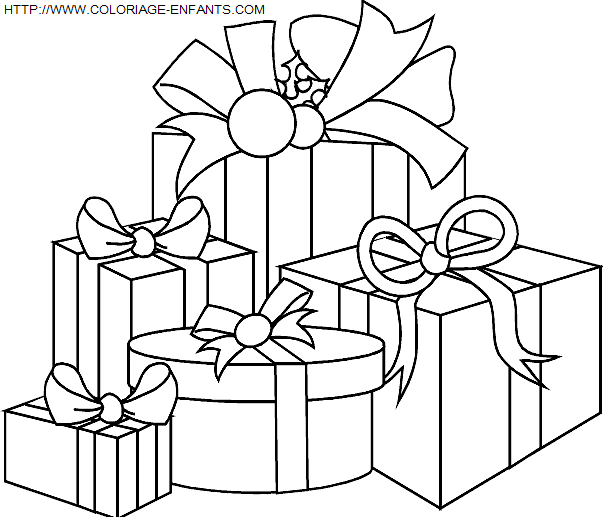 Christmas Presents coloring