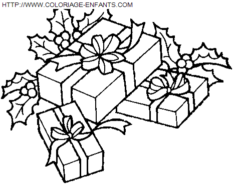 Christmas Presents coloring