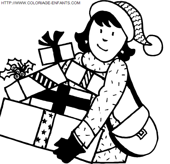 Christmas Presents coloring