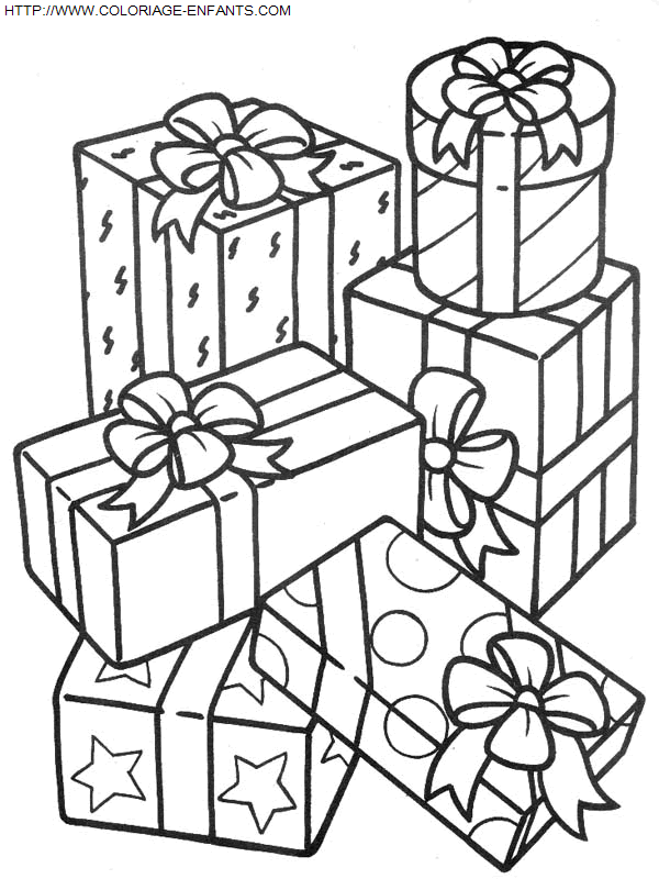 Christmas Presents coloring