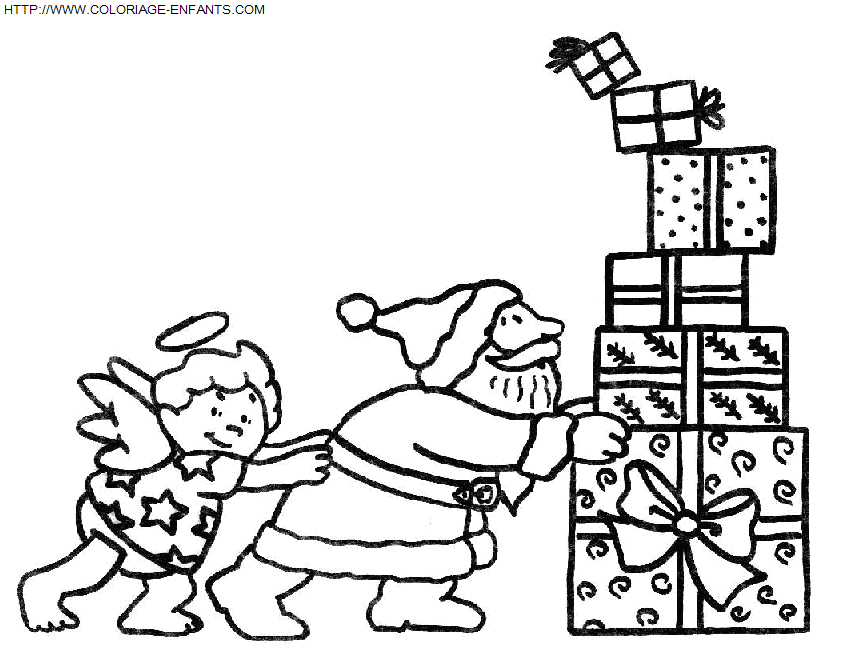 Christmas Presents coloring