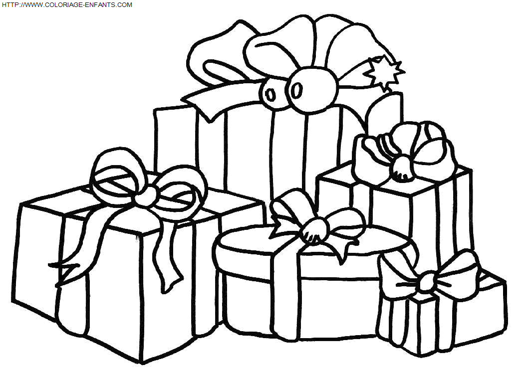 Christmas Presents coloring