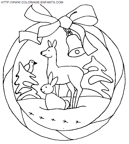 Christmas Wreaths coloring