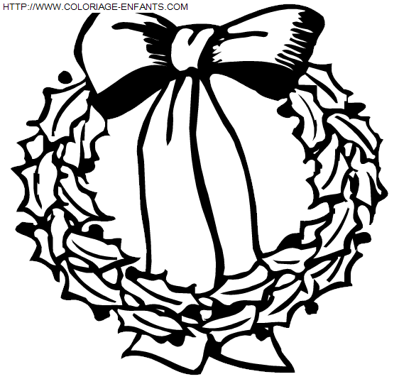 Christmas Wreaths coloring