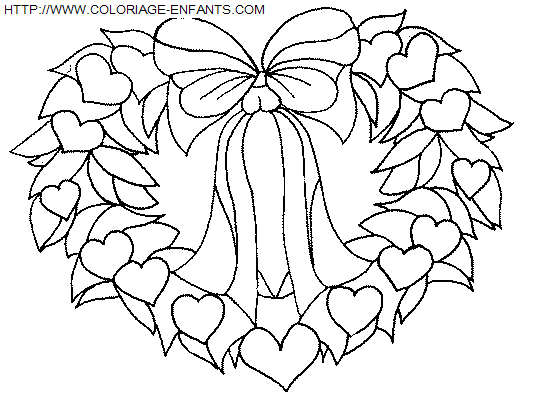 Christmas Wreaths coloring