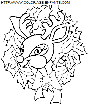 Christmas Wreaths coloring