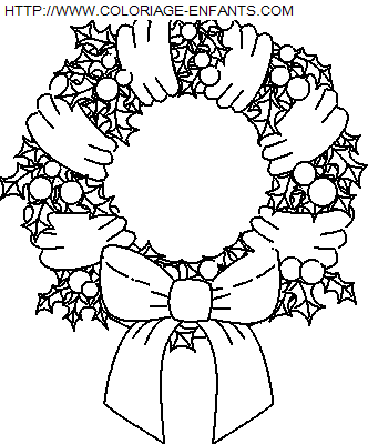 Christmas Wreaths coloring