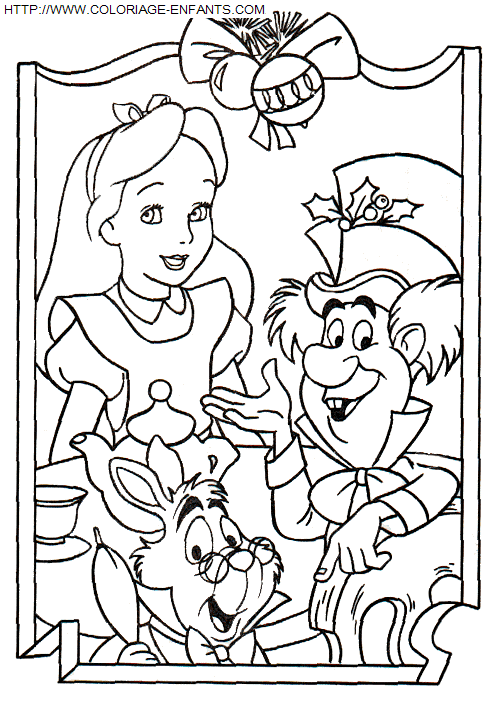 Christmas Walt Disney coloring