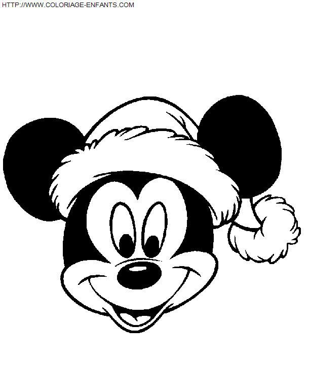 Christmas Walt Disney coloring