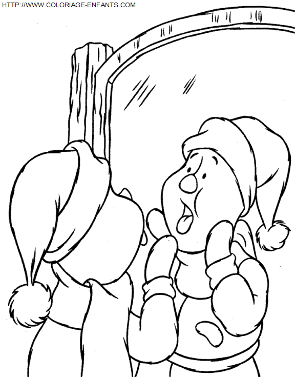 Christmas Walt Disney coloring