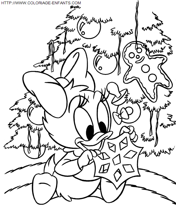 Christmas Walt Disney coloring