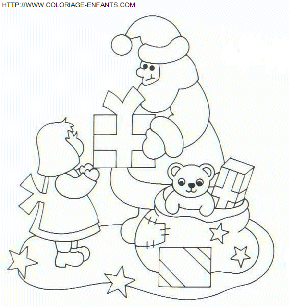 Christmas Children coloring