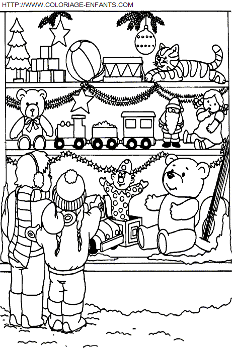 Christmas Children coloring