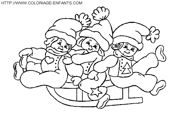 Christmas Children coloring