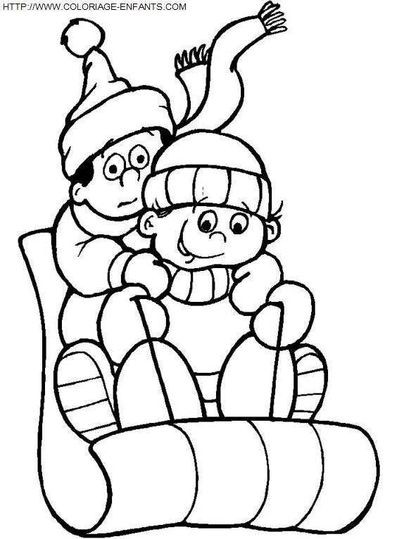 Christmas Children coloring