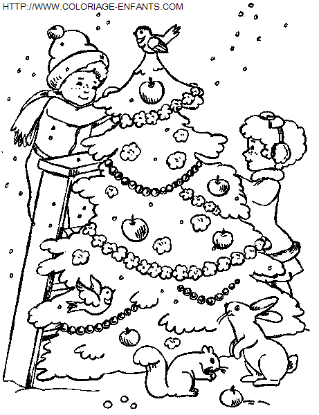 Christmas Children coloring