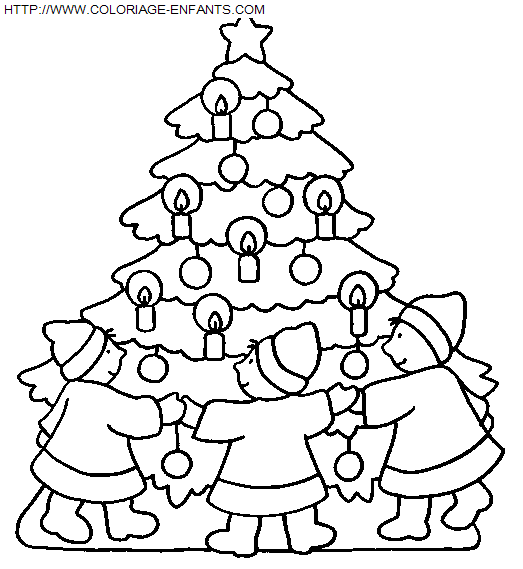 Christmas Children coloring