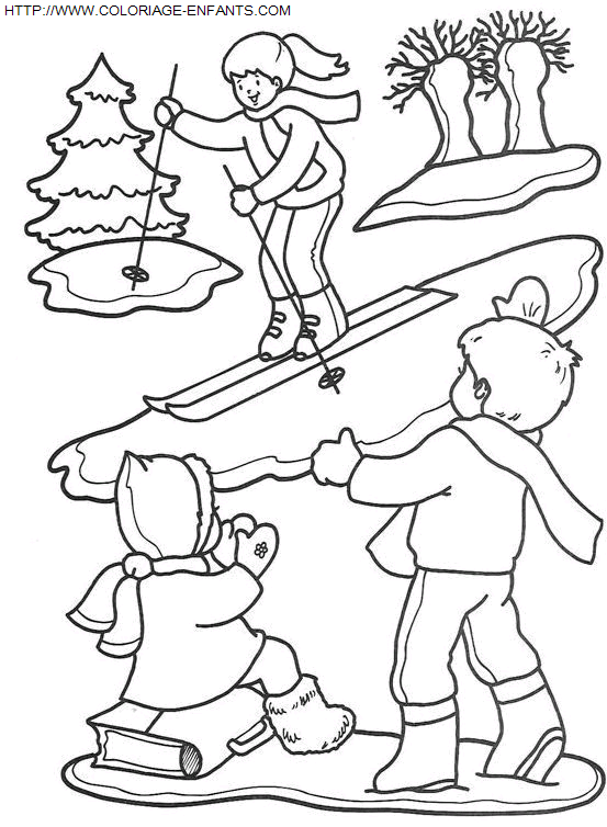 Christmas Children coloring