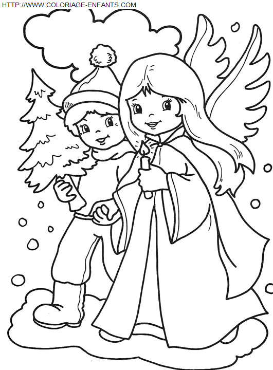 Christmas Children coloring