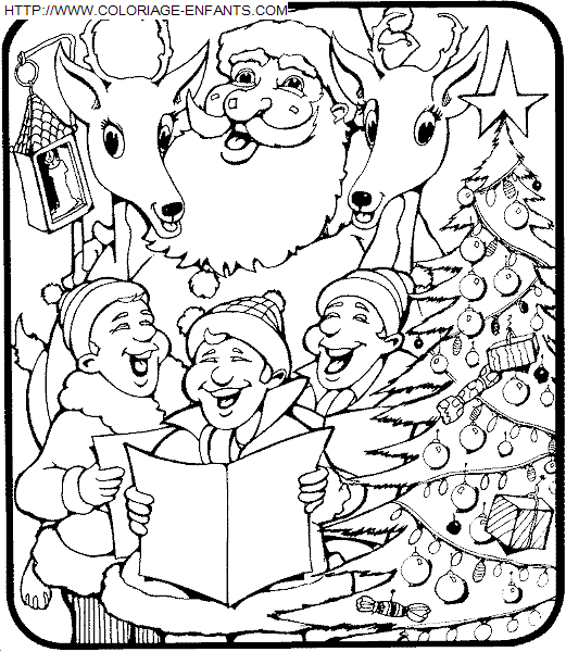 Christmas Children coloring