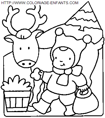 Christmas Children coloring