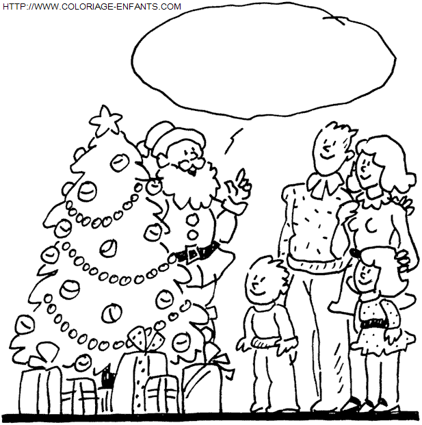 Christmas Children coloring