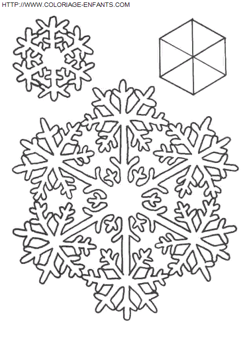 Christmas Snowflakes coloring