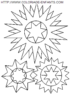 Christmas Snowflakes coloring