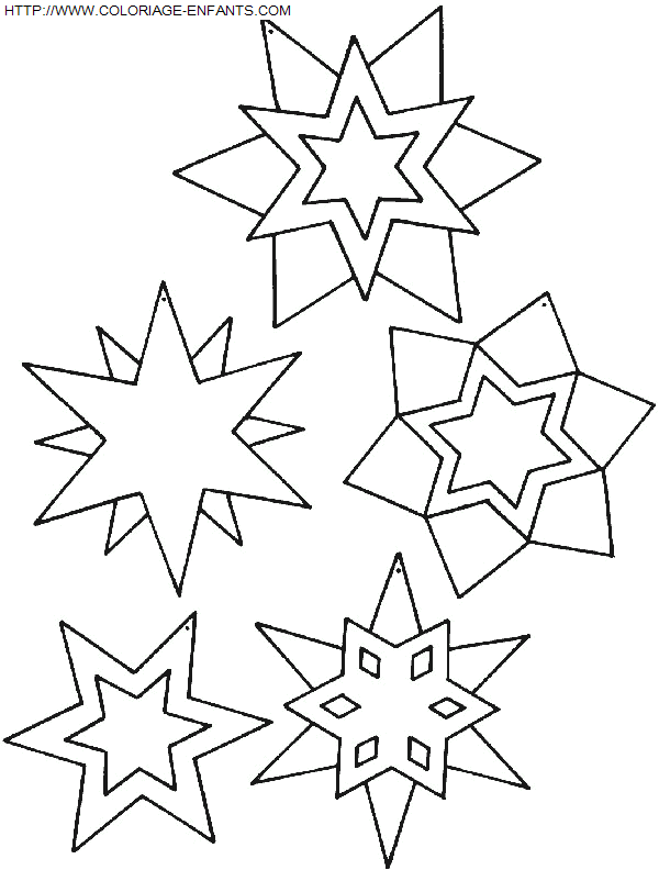 Christmas Snowflakes coloring