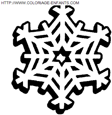 Christmas Snowflakes coloring