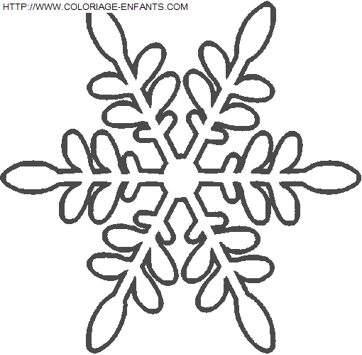 Christmas Snowflakes coloring