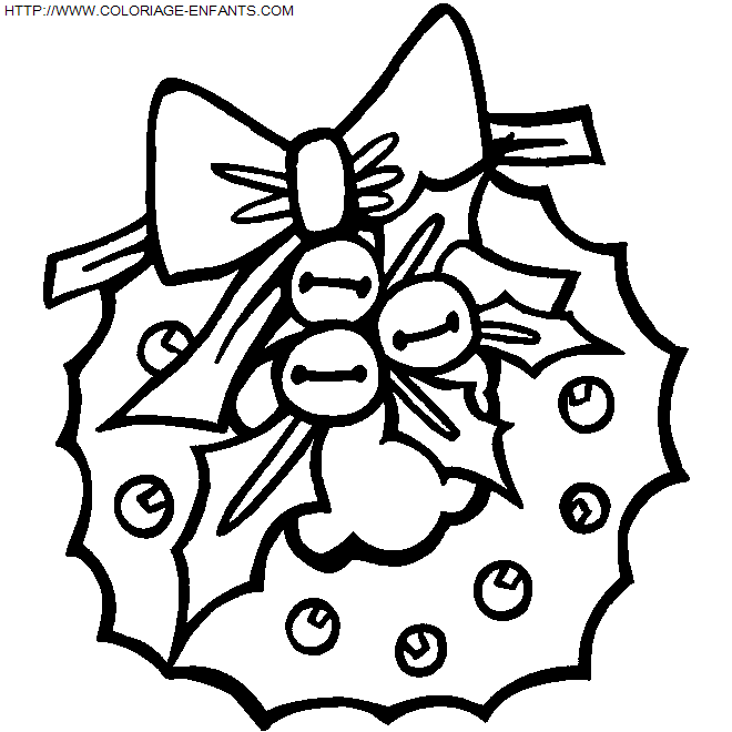 Christmas Mistletoe coloring