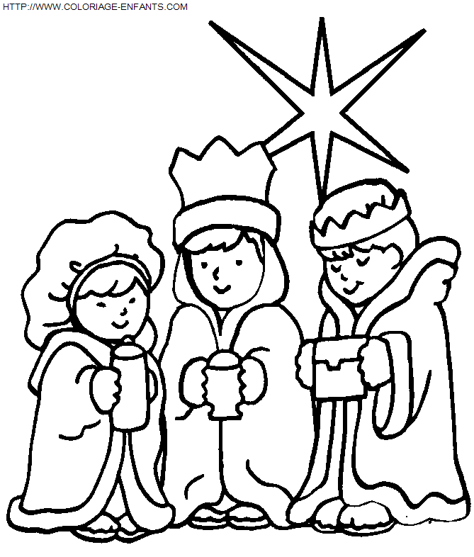 Christmas Nativity coloring