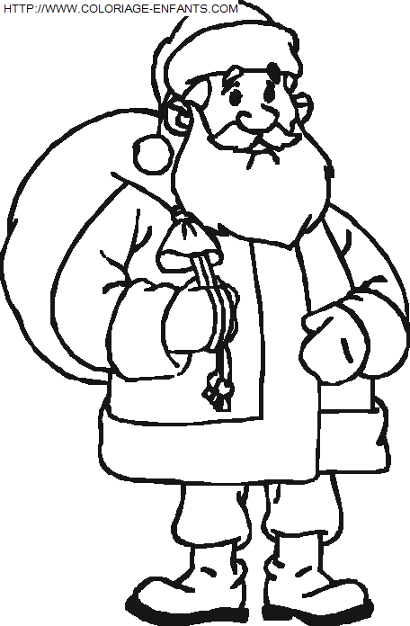 Christmas Santa Claus coloring