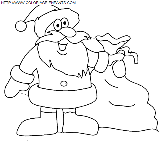 Christmas Santa Claus coloring