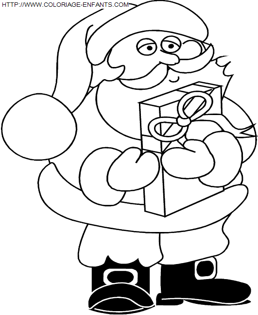 Christmas Santa Claus coloring