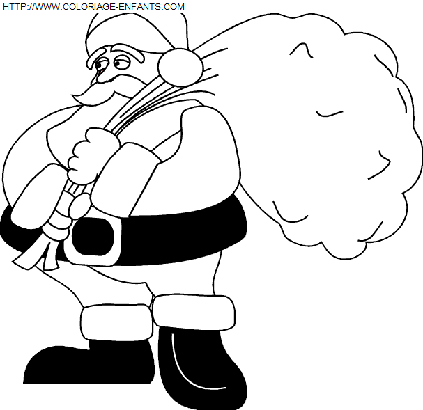 Christmas Santa Claus coloring