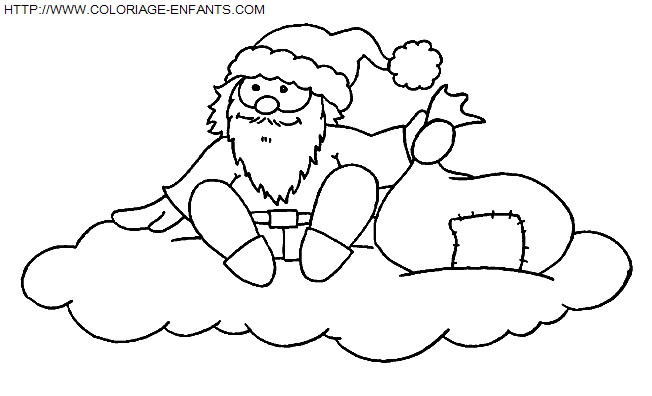 Christmas Santa Claus coloring