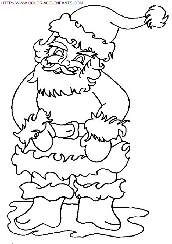 Christmas Santa Claus coloring