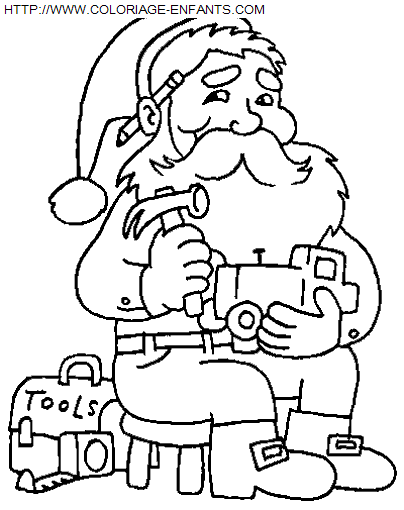 Christmas Santa Claus coloring