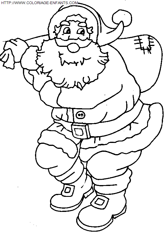 Christmas Santa Claus coloring